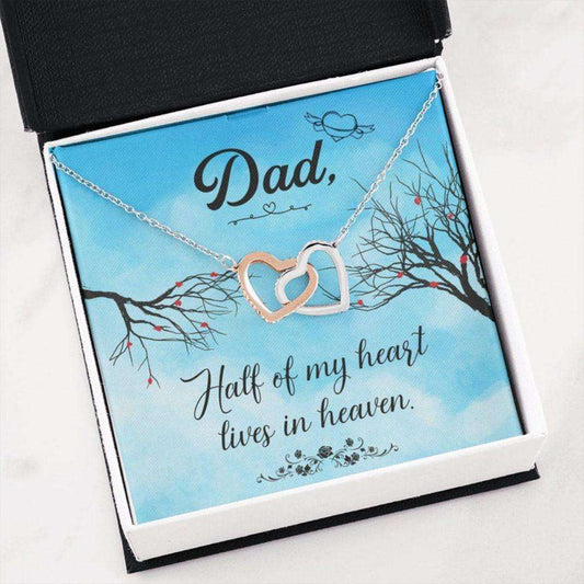 Father Remembrance Necklace, Loss Of Father Gift, Father Memorial Gift, Dad Condolence Gift, Bereavement Gift, Grief Gift, Memorial Necklace Rakva