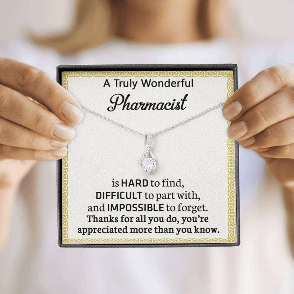 Female Pharmacist Necklace, Pharmacist Retirement, Gift For Pharmacist Necklace Rakva