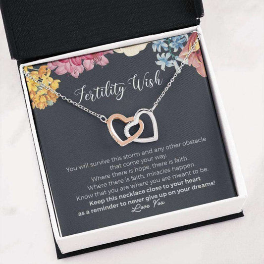 Fertility Wish Necklace, Your Miracle Is On The Way Necklace Gift Rakva