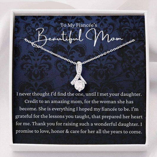 Fiance’S Mom Necklace, To My Fiancee’S Mom Necklace, Gift For Fiance’S Mom, Fiancee’S Mom Gift Rakva