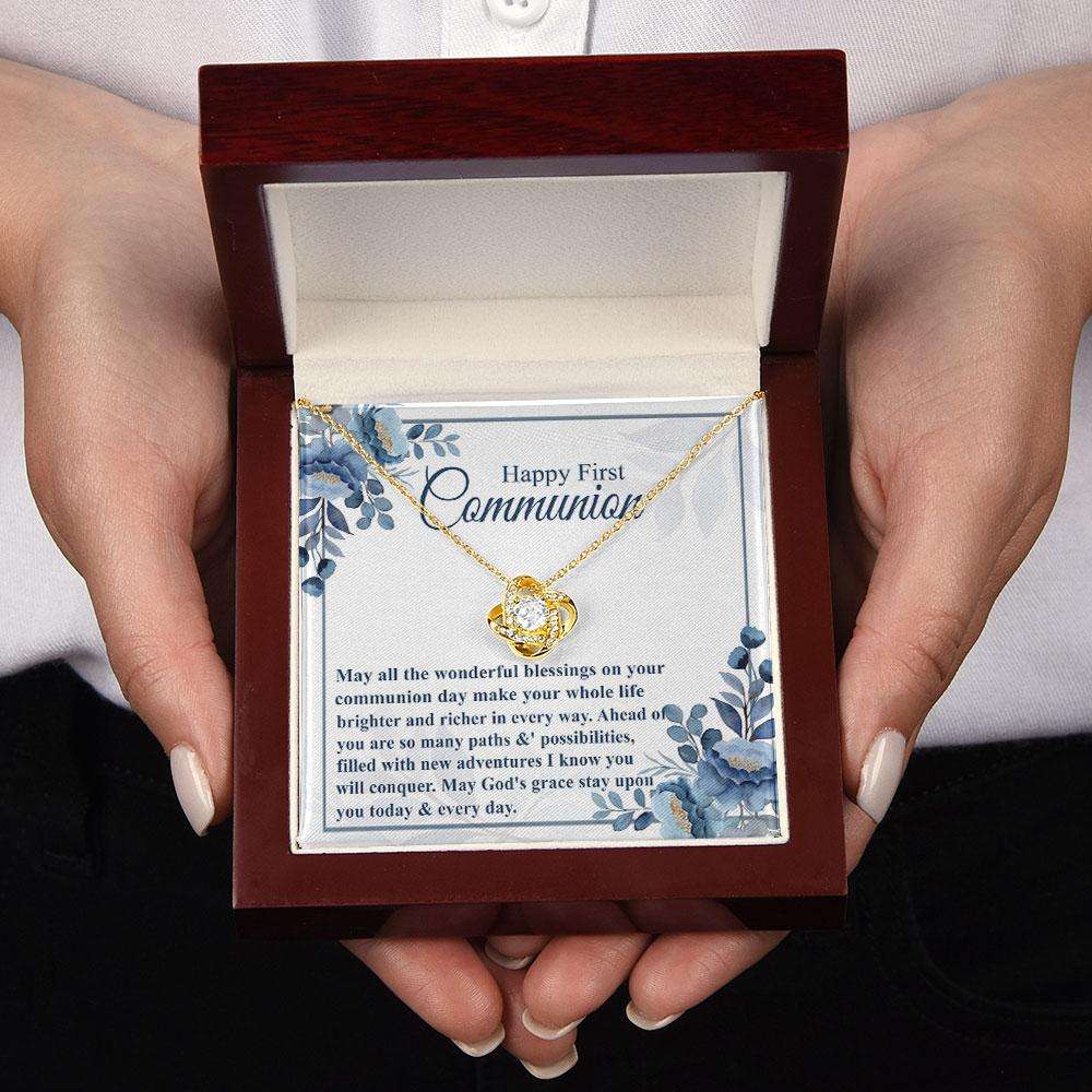 First Communion Gift Necklace, For First Communion Gift First Holy Communion, 1St Communion, Girl First Communion Custom Necklace Rakva