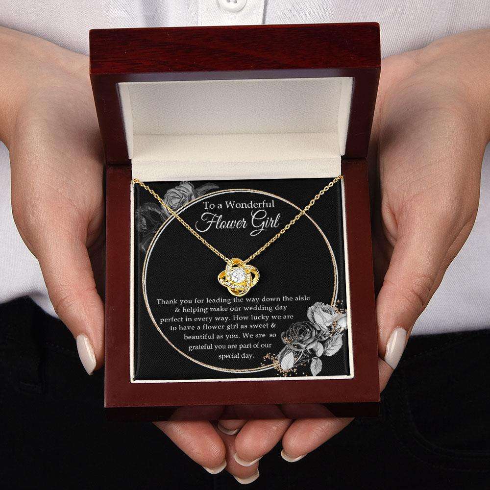 Flower Girl Gift Flower Girl Necklace, Flower Girl Thank You Gift Flower Girl Wedding Gift, Single Pearl Necklace, Bridal Party Custom Necklace Rakva