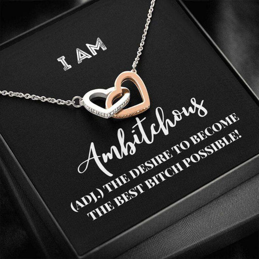 Friend Necklace, Ambitchous Neckalce “ The Desire To Become A Better Rakva