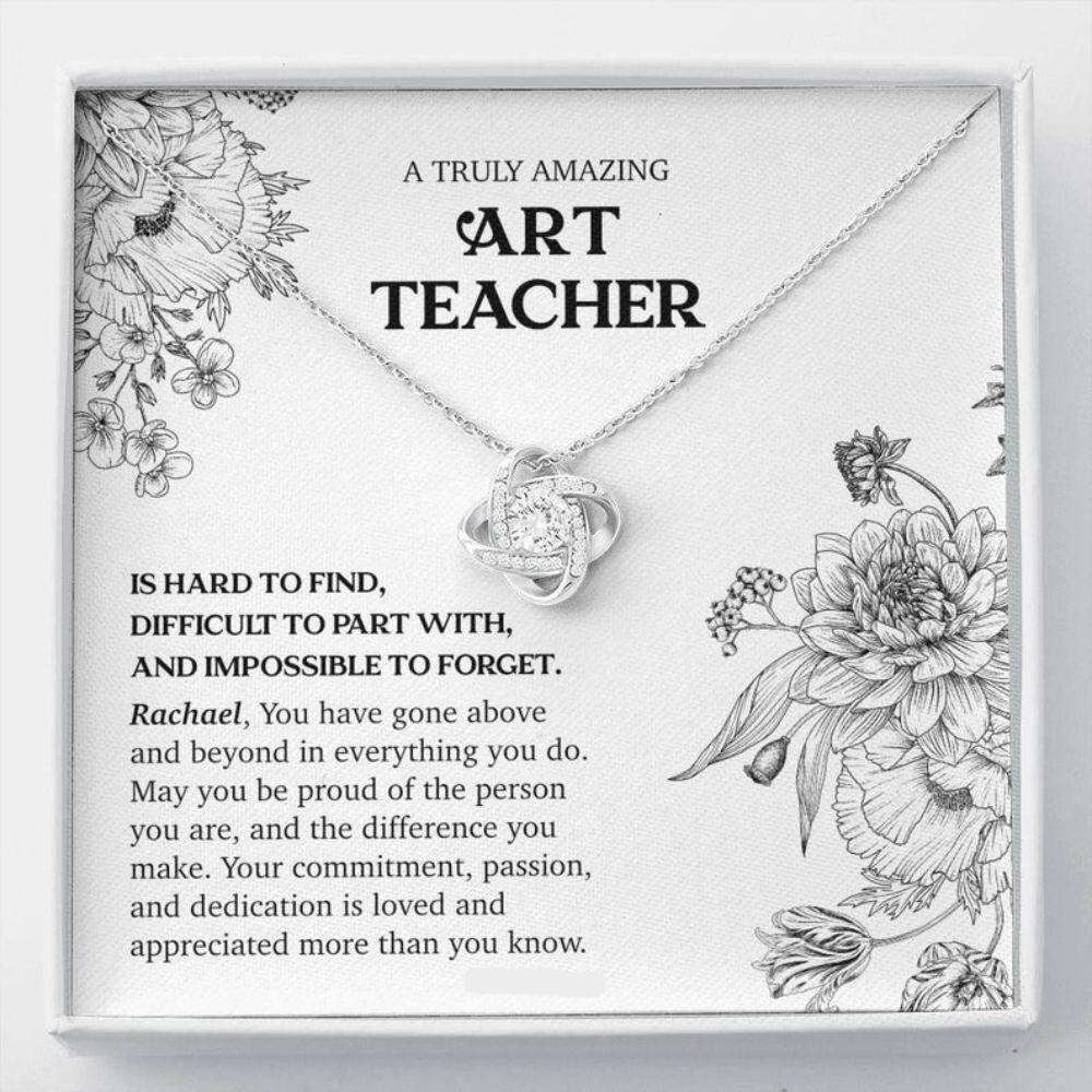 Friend Necklace, Art Teacher Appreciation Necklace, Art Teacher Gift, Gift For Art Teacher Rakva