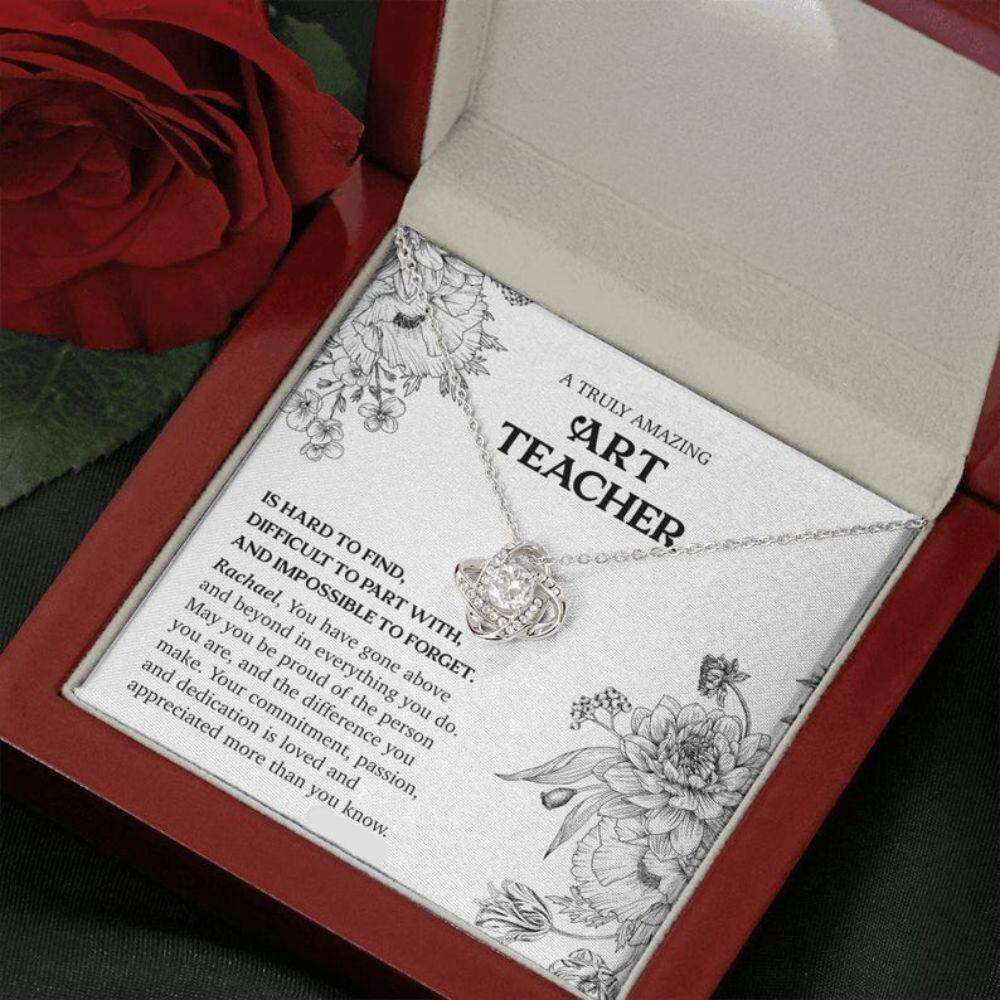 Friend Necklace, Art Teacher Appreciation Necklace, Art Teacher Gift, Gift For Art Teacher Rakva