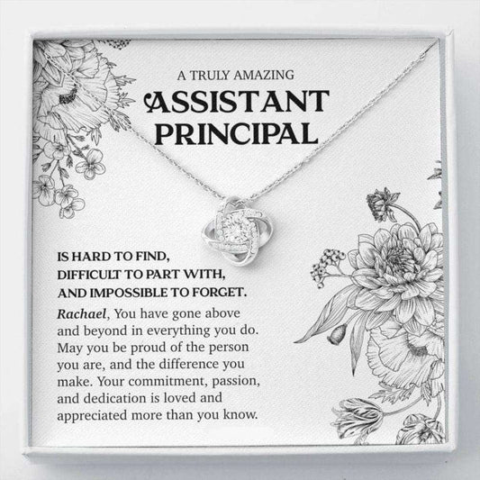 Friend Necklace, Assistant Principal Necklace, Gifts For Assistant Principal, Assistant Principal Appreciation Gift Graduation Day Rakva