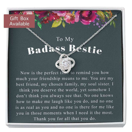 Friend Necklace, Badass Bestie Necklace, Bestie Necklace, Best Friend Necklace, Bestie Gifts, Friendship Necklace Friendship Day Rakva