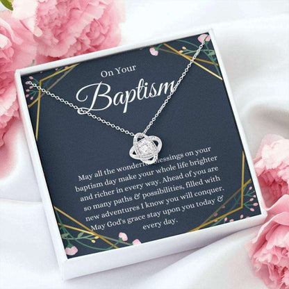 Friend Necklace, Baptism Gift, Baptism Necklace, Adult Baptism Gift, Christian Baptism, Baptism Keepsake, Lds Gift Rakva