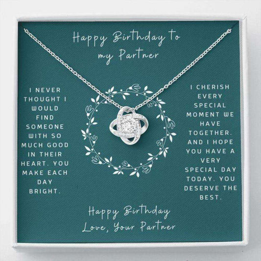 Friend Necklace, Birthday Necklace To My Partner “ Gift Necklace Message Card “ Birthday To My Partner Friendship Day Rakva
