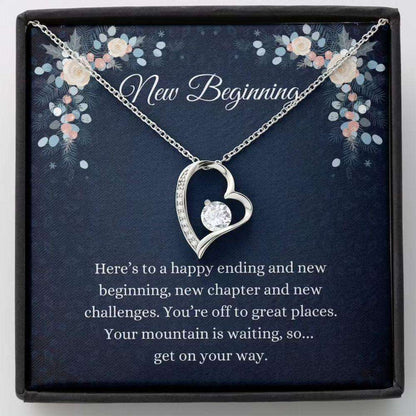 Friend Necklace, Daughter Necklace, New Beginning Necklace Gift For Girl, Graduation Necklace, Motivational Gift Gifts For Daughter Rakva
