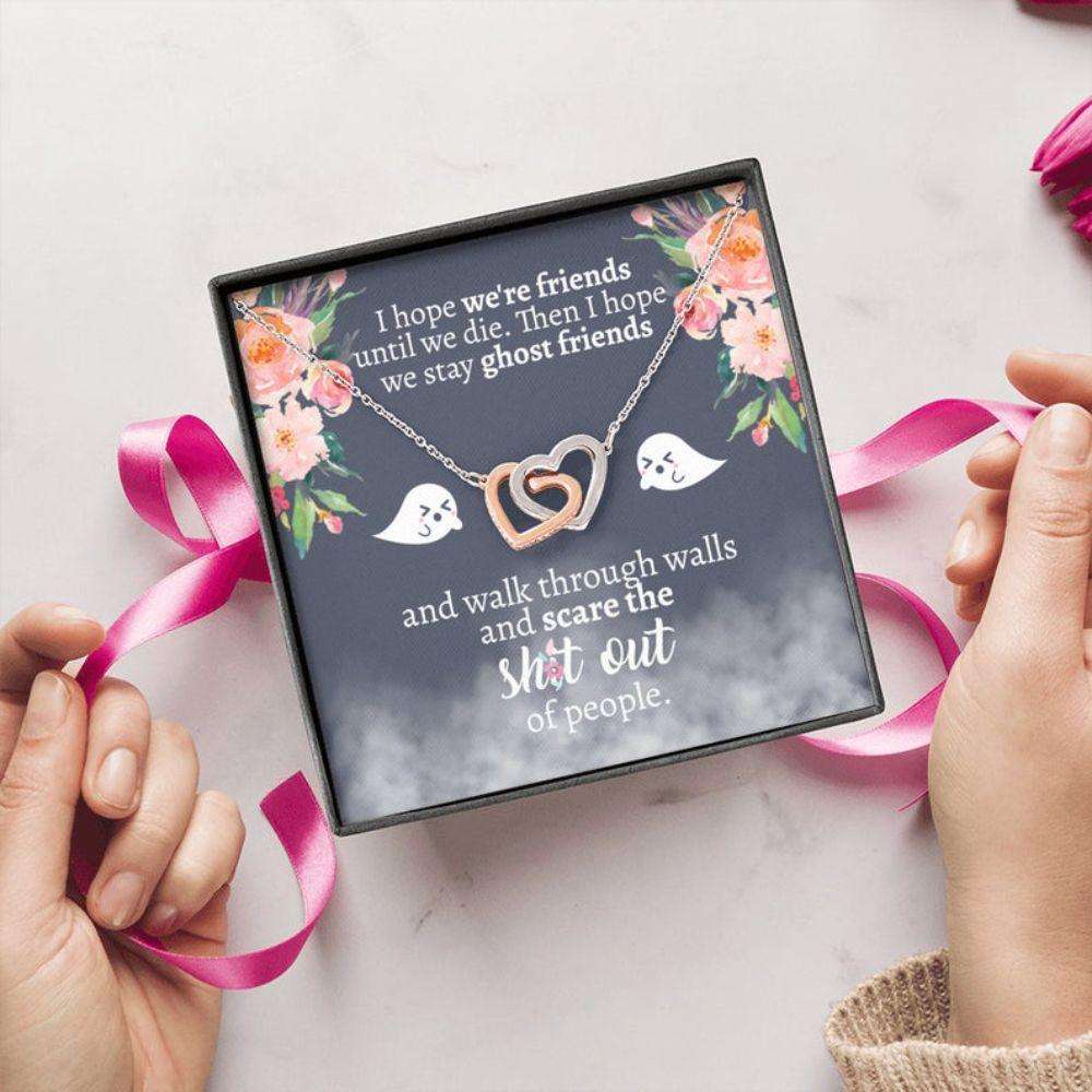 Friend Necklace, Funny Best Friend Necklace Gift, Funny Gift For Girls, Best Friend, Friendship Gifts For Friend Rakva