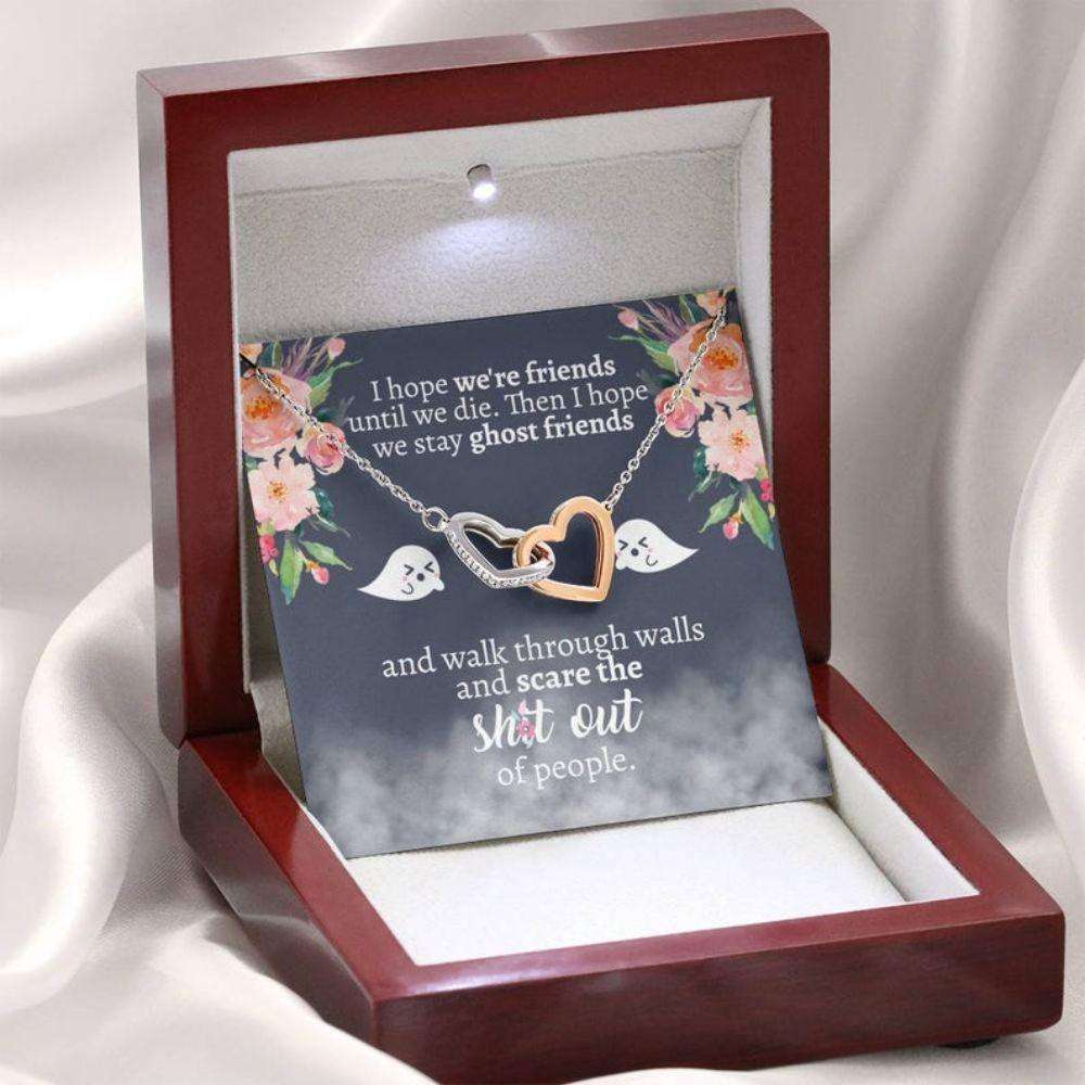 Friend Necklace, Funny Best Friend Necklace Gift, Funny Gift For Girls, Best Friend, Friendship Gifts For Friend Rakva