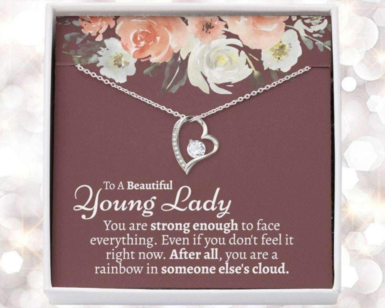 Friend Necklace, Meaningful Cheer Up Gift For Her, Pick Me Up Gift, Cheer Someone Up Gift, Cheer Up Gift For Friend, Cheer Up Gift Box Friendship Day Rakva