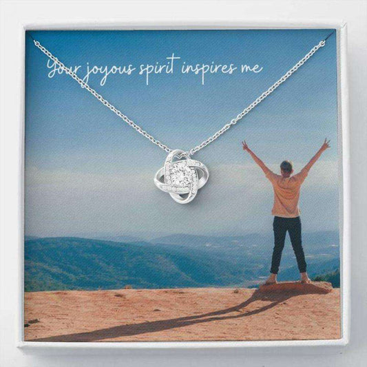 Friend Necklace, Mountain Joyous Spirit Stronger Together Dughter's Day Rakva