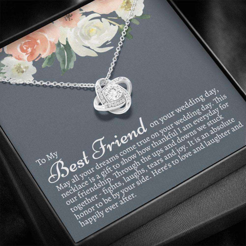 Friend Necklace, Sentimental Wedding Necklace Gift, Gift For Bride From Best Friend Gift For Bride Rakva