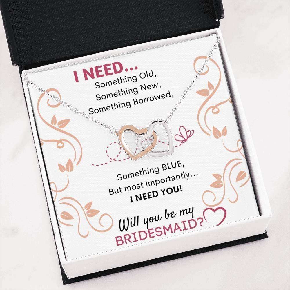 Friend Necklace, Sister Necklace, Bridesmaid Proposal Necklace. Proposal Marriage Wedding Gift For Best Friends Rakva