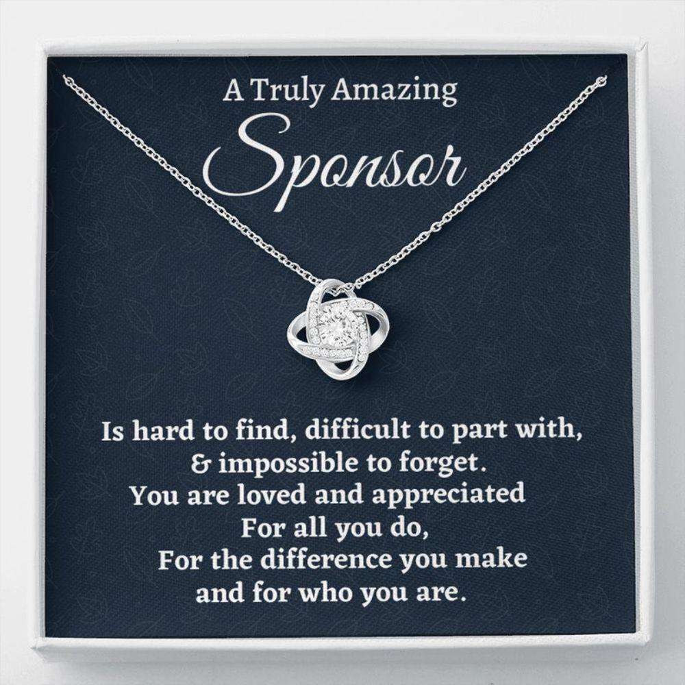 Friend Necklace, Sponsor Gift, Appreciation Gift For A Sponsor, Necklace Gift For Women Rakva