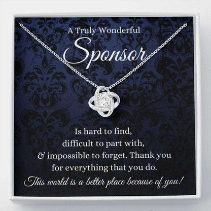 Friend Necklace, Sponsor Necklace, Gift For Sponsor Thank You Gift Confirmation Sponsor Gift For Women Aa Sponsor Gift Wedding Gifts For Friend Rakva
