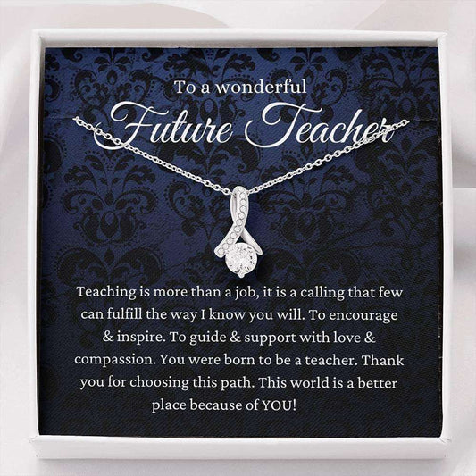 Friend Necklace, Student Teacher Necklace Gift, Future Teacher, New Teacher Gift Rakva