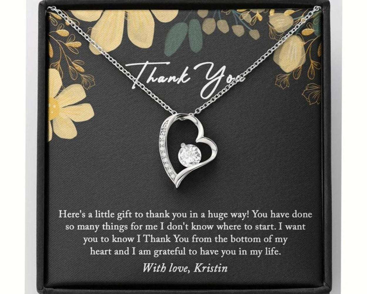 Friend Necklace, Thank You Gift Necklace For Coworker, Gift For Boss Gifts For Friend Rakva