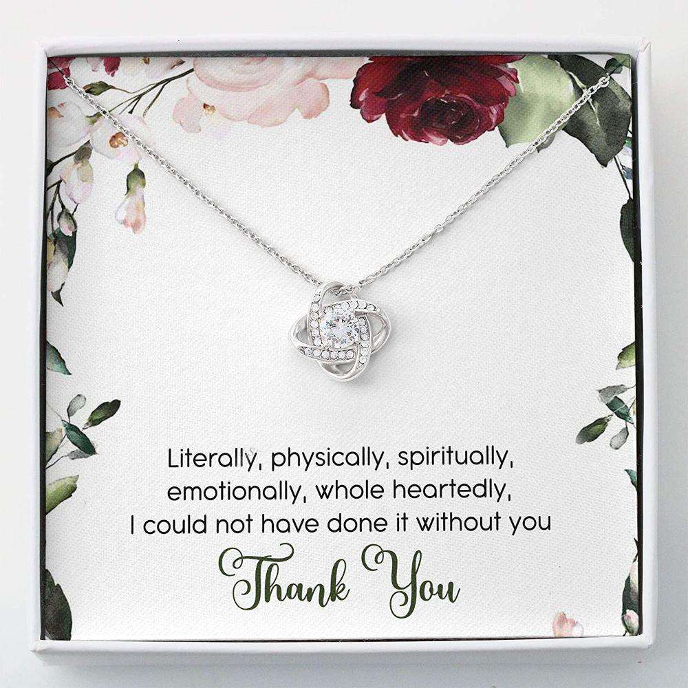 Friend Necklace, Thank You Gifts “ Eternity Necklace “ Necklace With Gift Box For Birthday Christmas Gifts For Friend Rakva