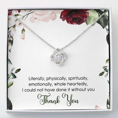 Friend Necklace, Thank You Gifts “ Eternity Necklace “ Necklace With Gift Box For Birthday Christmas Gifts For Friend Rakva