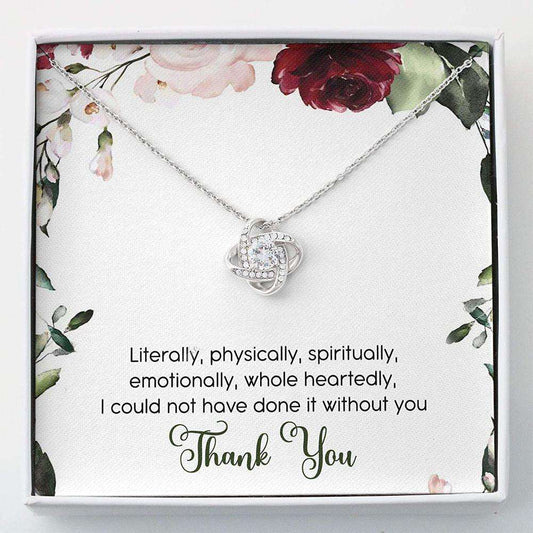 Friend Necklace, Thank You Gifts “ Eternity Necklace “ Necklace With Gift Box For Birthday Christmas Gifts For Friend Rakva