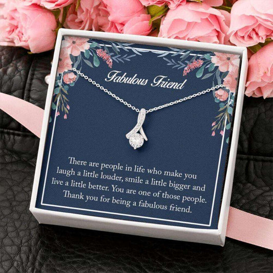 Friend Necklace, To My Fabulous Friend Necklace Gift, Necklace Gift For Friend, Friendship Gift Rakva