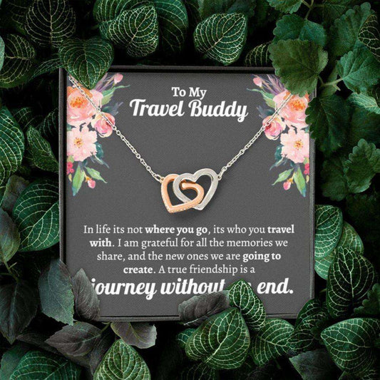 Friend Necklace, Travel Necklace Gift For Her, Travel, Wanderlust Gift, Adventure Gift Rakva