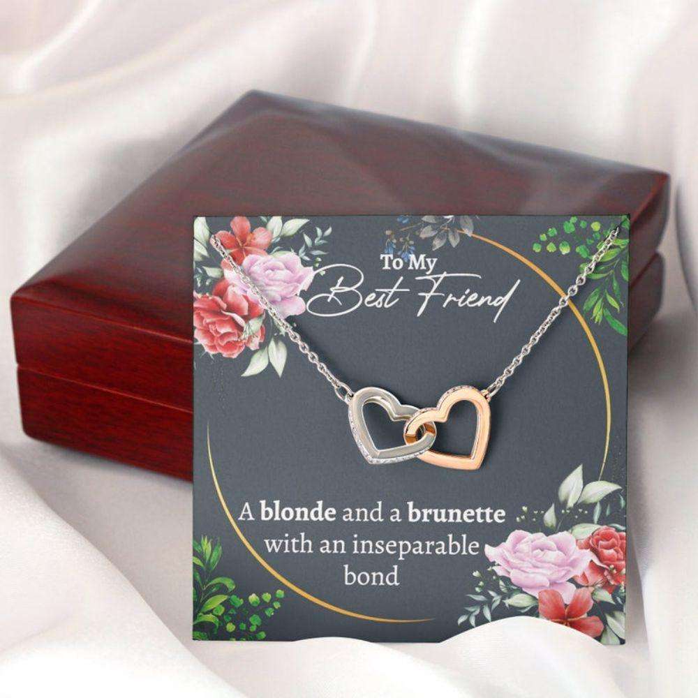 Friend Necklace, Unique Best Friend Necklace Gift, Gift For Best Friends Bff Bestie Soul Sister Gifts For Friend Rakva