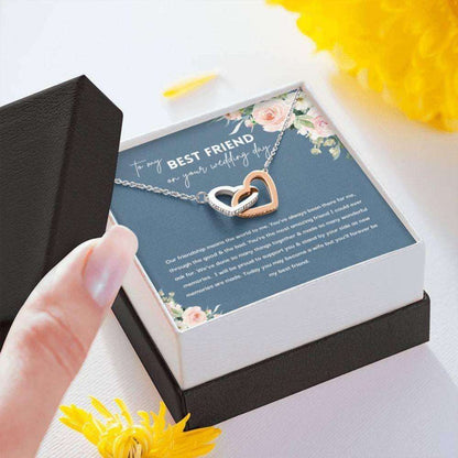Friend Necklace, Wedding Gift, To The Bride On Her Wedding Day, Necklace For Best Friends Gift For Bride Rakva