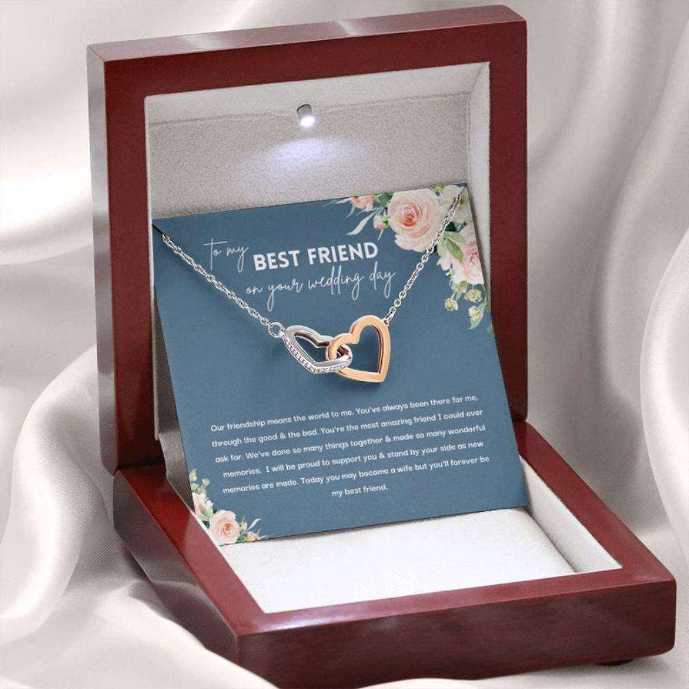 Friend Necklace, Wedding Gift, To The Bride On Her Wedding Day, Necklace For Best Friends Gift For Bride Rakva