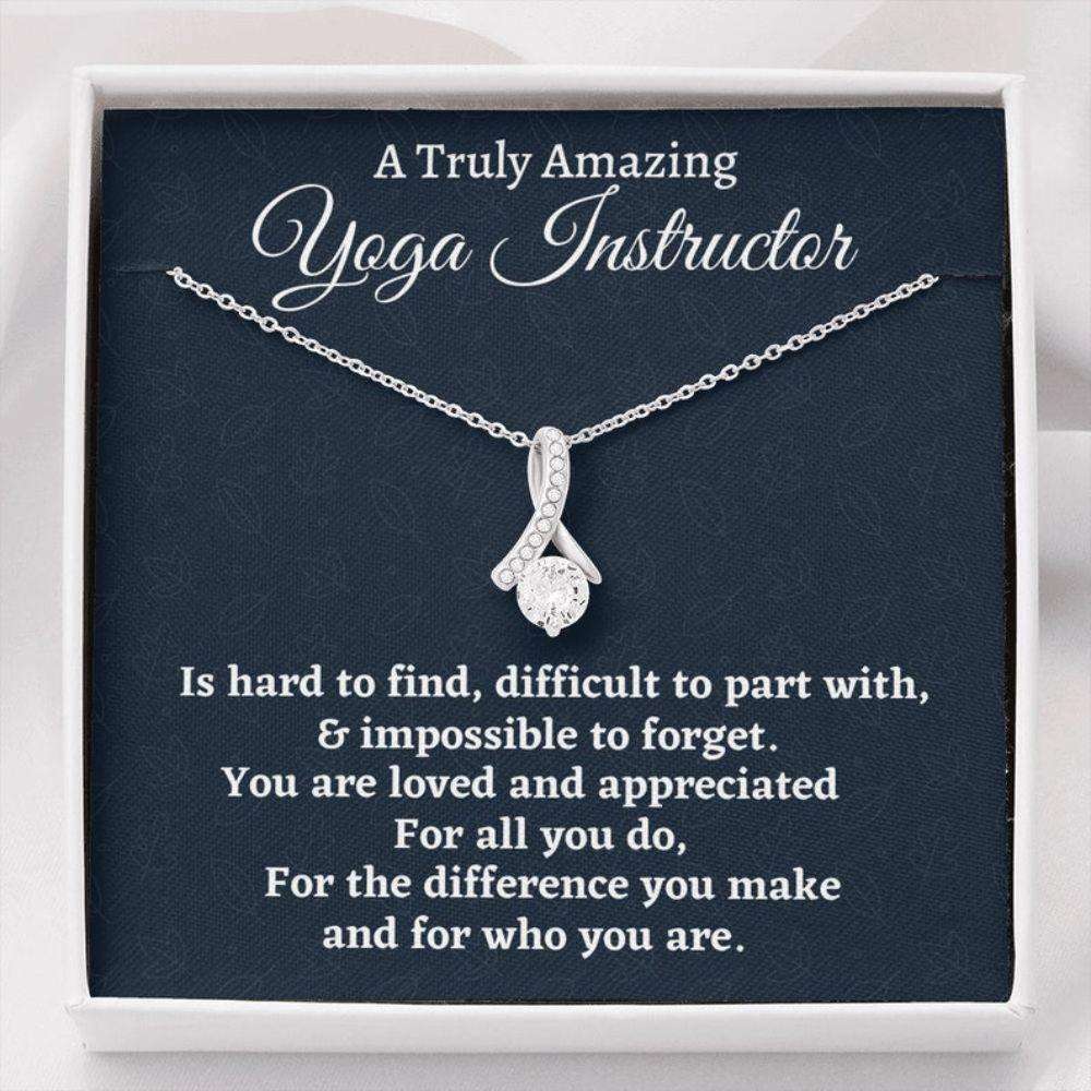 Friend Necklace, Yoga Instructor Gift, Appreciation Gift For A Yoga Instructor, Necklace Gift For Women Rakva