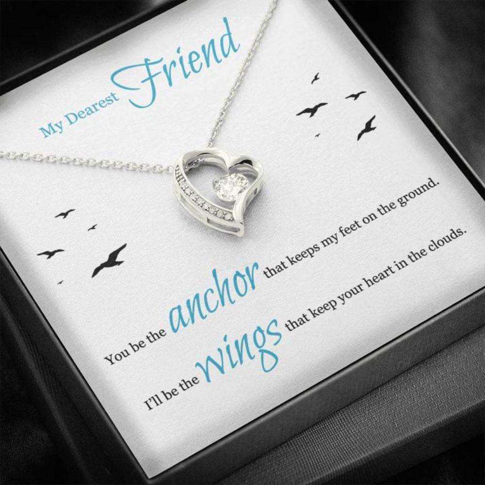 Friendship Necklace “ Gift To Best Friend “ Necklace For Friend “ My Dearest Friend Forever Love Necklace Friendship Day Rakva