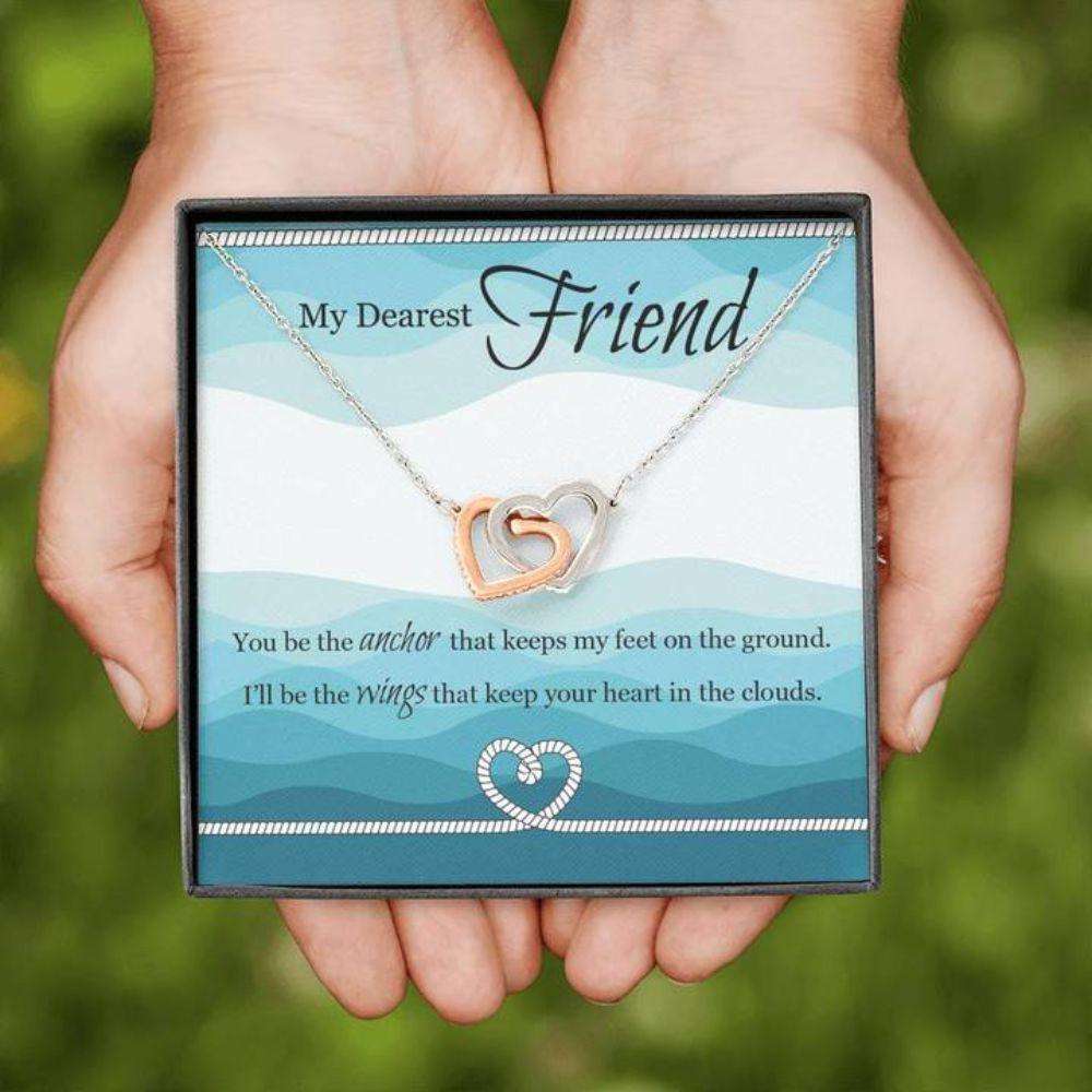 Friendship Necklace “ Gift To Best Friend “ Necklace For Friend “ My Friend Heart Necklace Friendship Day Rakva