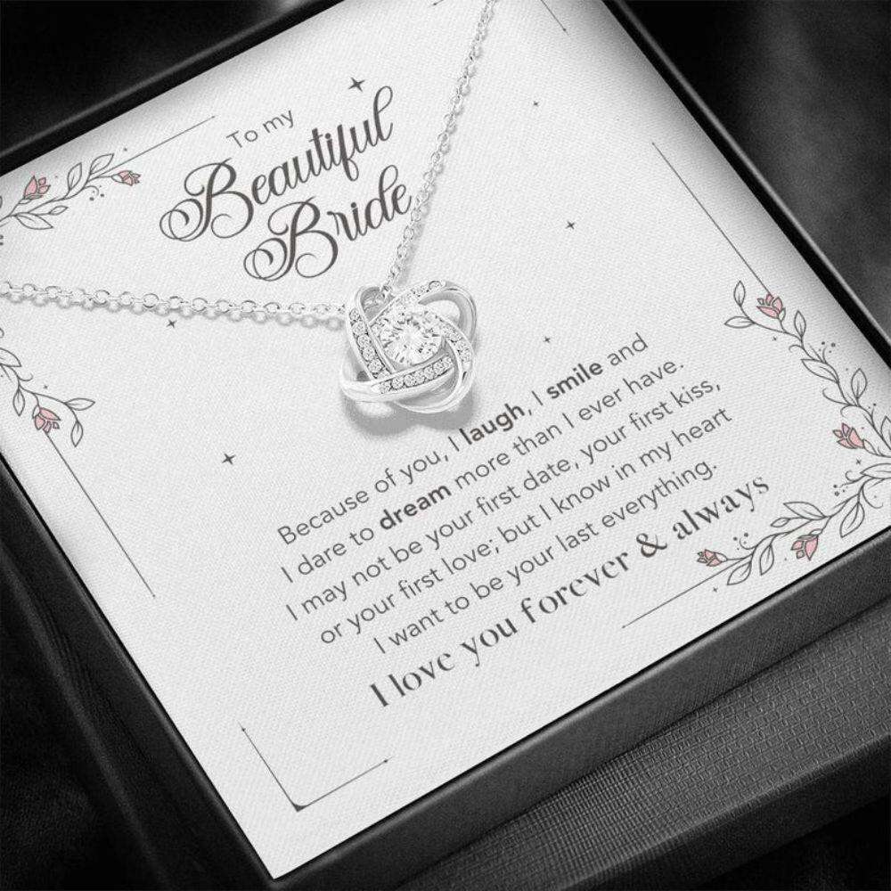 Future Wife Necklace, To My Beautiful Bride Necklace “ Wedding To My Bride Gift From Groom, Groom To Bride Gifts Gift For Bride Rakva