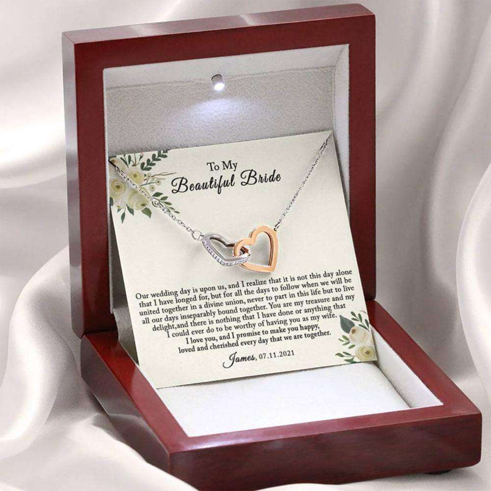Future Wife Necklace, To My Bride Necklace, Wedding Day Bride Gift From Groom Gift For Bride Rakva