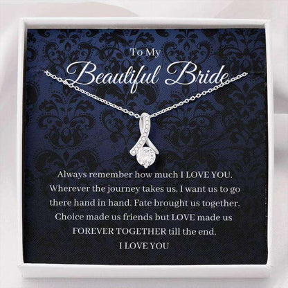 Future Wife Necklace, To My Future Wife Necklace Gift From Groom, Wedding Day Gift For Bride From Groom Gift For Bride Rakva