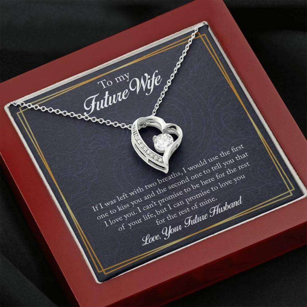 Future Wife Necklace, To My Future Wife Necklace Gift, Necklace For Fiance, Necklace For Future Wife Rakva