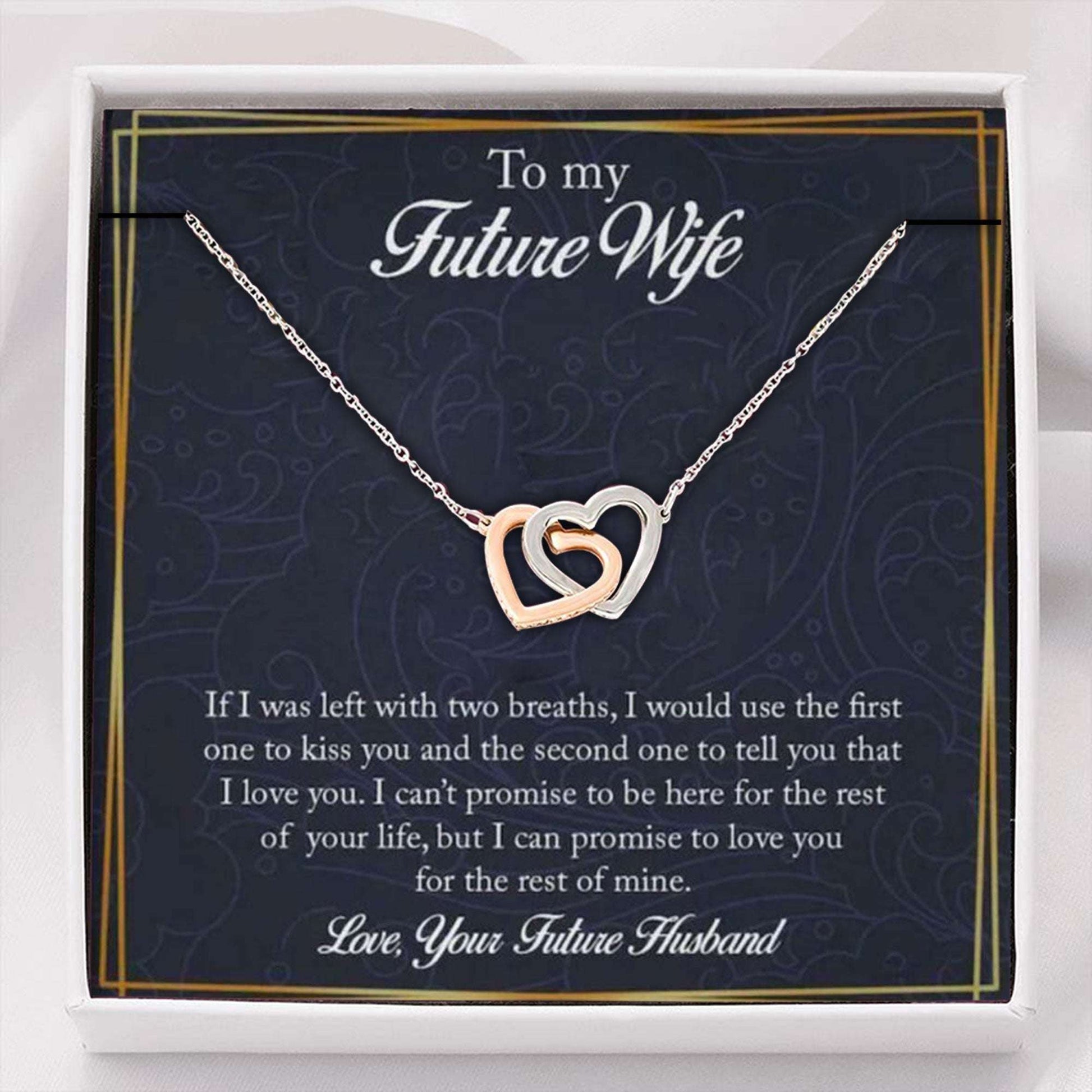 Future Wife Necklace, To My Future Wife Necklace Gift, Necklace For Fiancee, Necklace For Future Wife Rakva