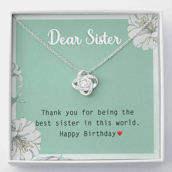 Gift For Sister On Her Birthday - 925 Sterling Silver Pendant Gifts for Sister Rakva