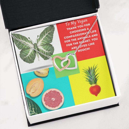 Gift Necklace Message Card “ To My Vegan Necklace Rakva