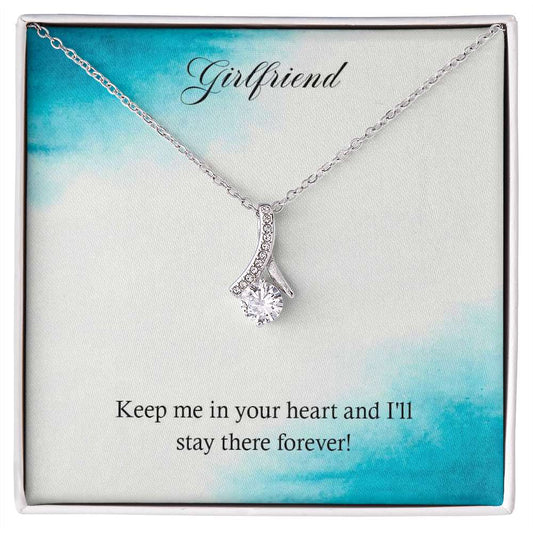 Girlfriend-Keep me in your Alluring - 925 Sterling Silver Necklace Rakva