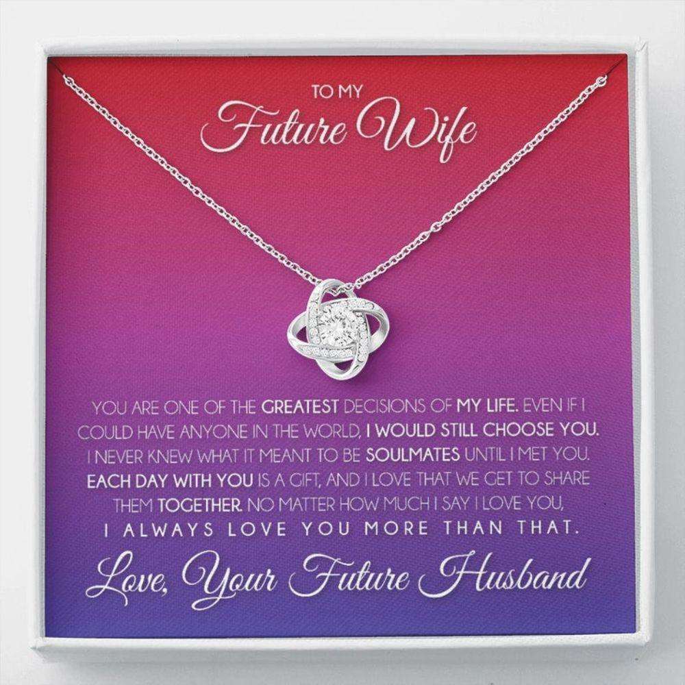 Girlfriend Necklace, Future Wife Necklace, Necklace Gift For Future Wife From Husband, Gift For Girlfriend, Bride, Fiance, Wedding Gifts For Friend Rakva