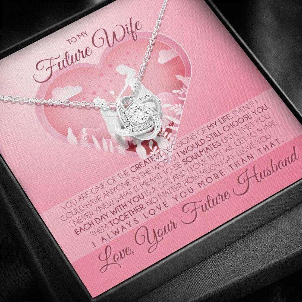 Girlfriend Necklace, Future Wife Necklace, Necklace Gift For Future Wife From Husband, Gift For Girlfriend, Bride, Fiance, Wedding Gifts For Friend Rakva