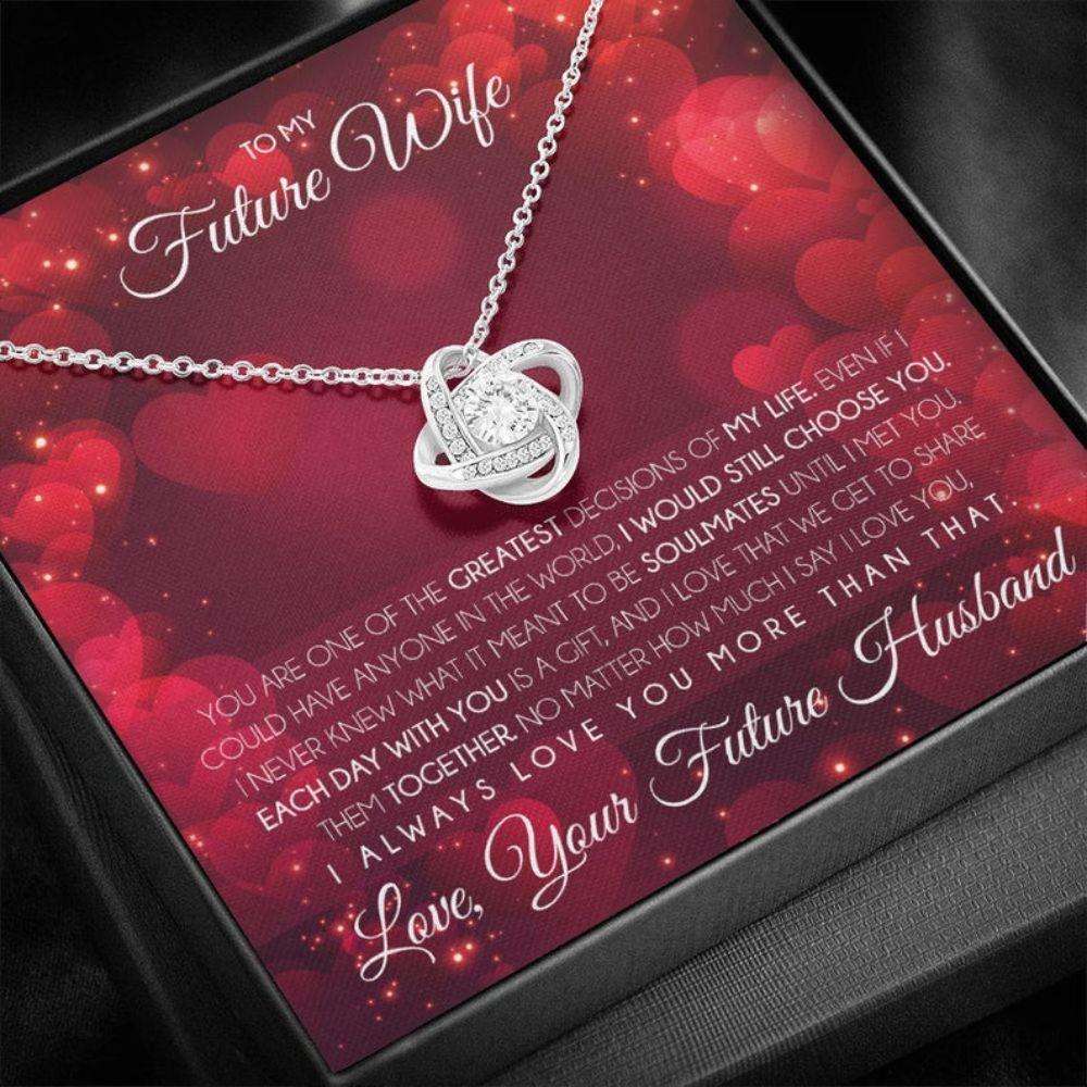 Girlfriend Necklace, Future Wife Necklace, Necklace Gift For Future Wife From Husband, Gift For Girlfriend, Bride, Fiance, Wedding Gifts For Friend Rakva