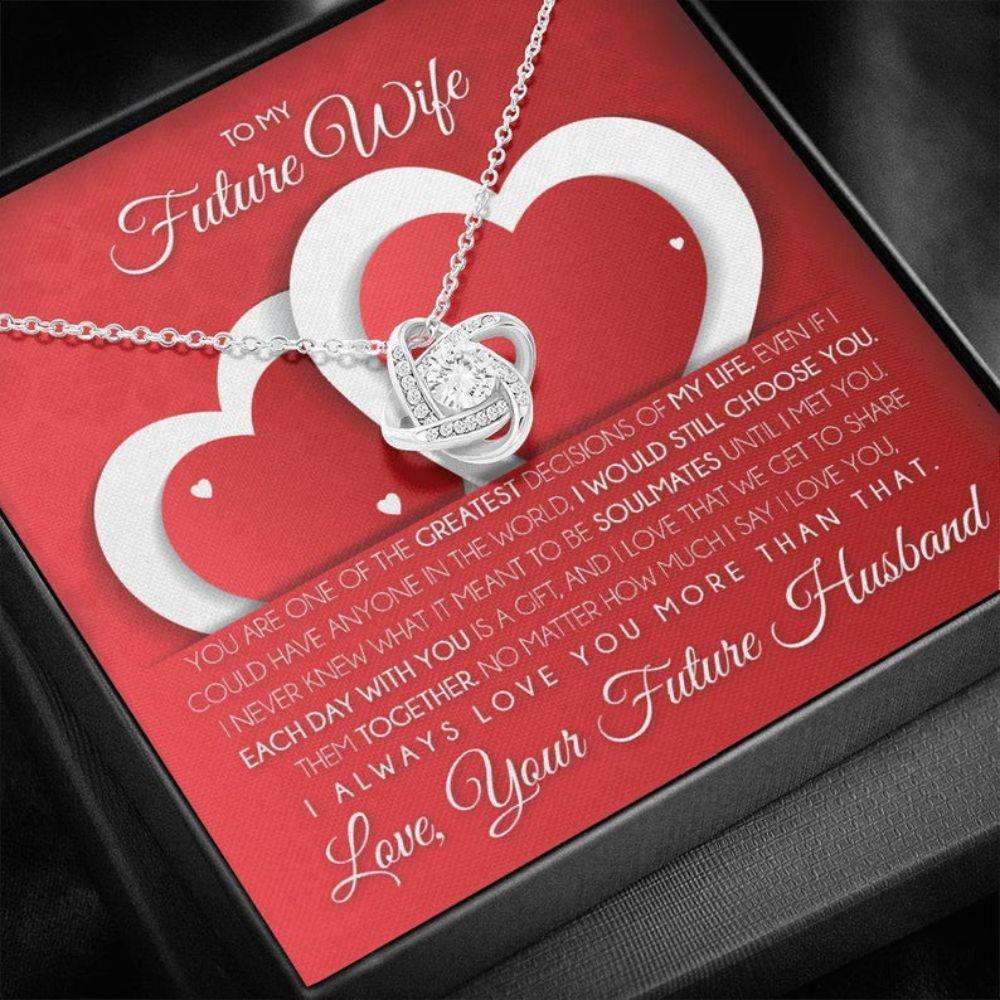 Girlfriend Necklace, Future Wife Necklace, Necklace Gift For Future Wife From Husband, Gift For Girlfriend, Bride, Fiance, Wedding Gifts For Friend Rakva