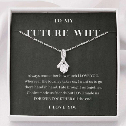 Girlfriend Necklace, Future Wife Necklace, To My Future Wife Necklace, Forever Together, Sentimental Gift For Bride From Groom Gift For Bride Rakva