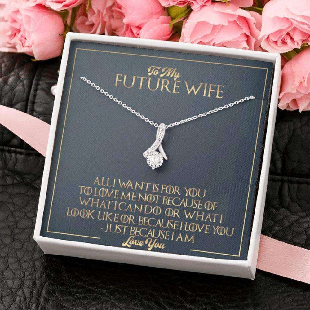 Girlfriend Necklace, Future Wife Necklace, To My Future Wife Outlander Necklace, My Sassenach, Outlander Love Quote Gift For Bride Rakva