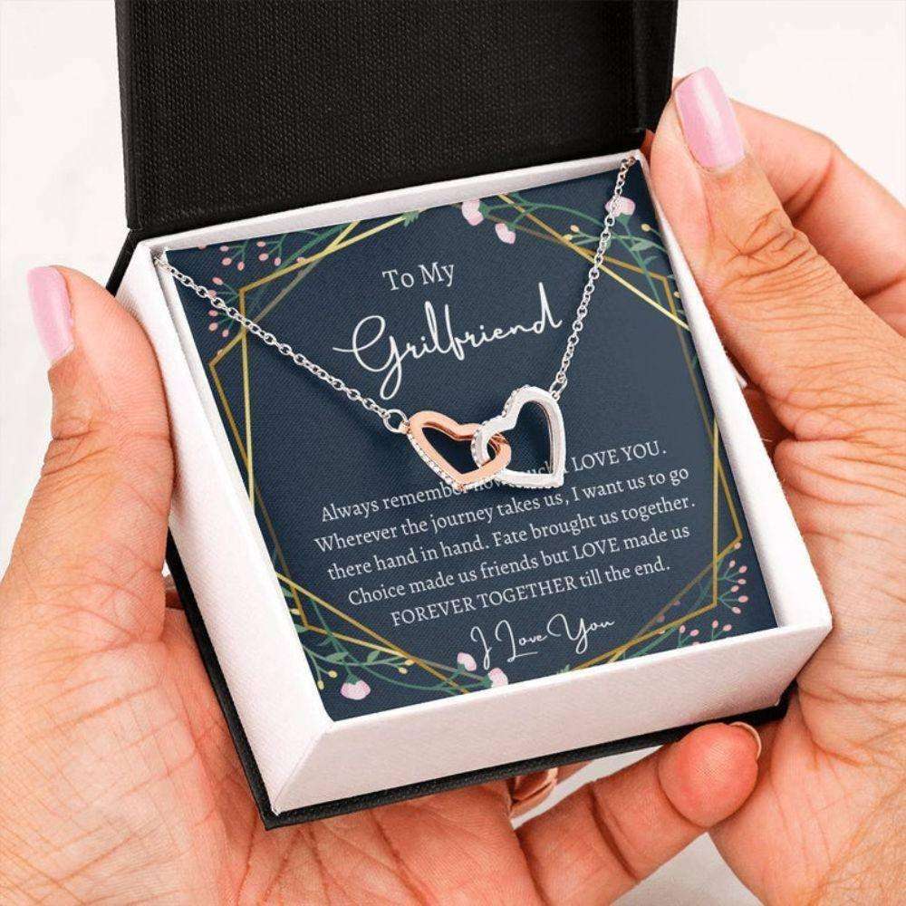 Girlfriend Necklace, Future Wife Necklace, To My Girlfriend Necklace, Forever Together, Birthday Gift For Girlfriend, Anniversary Gift Gift For Bride Rakva